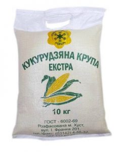 Крупа кукурудзяна екстра ТМ "РІКА" м.Хуст