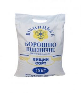 Борошно пшеничне вищий сорт ТМ "РІКА" м.Хуст