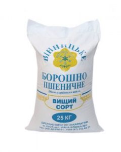 Борошно пшеничне вищий сорт ТМ "РІКА" м.Хуст